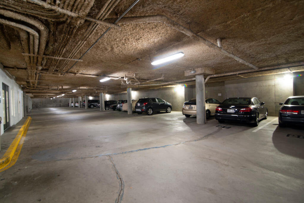 LED lighting for parking garage in Atlanta